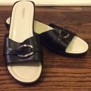 Embellished Leather Slip Ons by Easyspirit